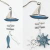 2Pcs Gift Small fish Home Decoration Ocean style Crafts Wooden pendant Decorative Hanging Ornaments