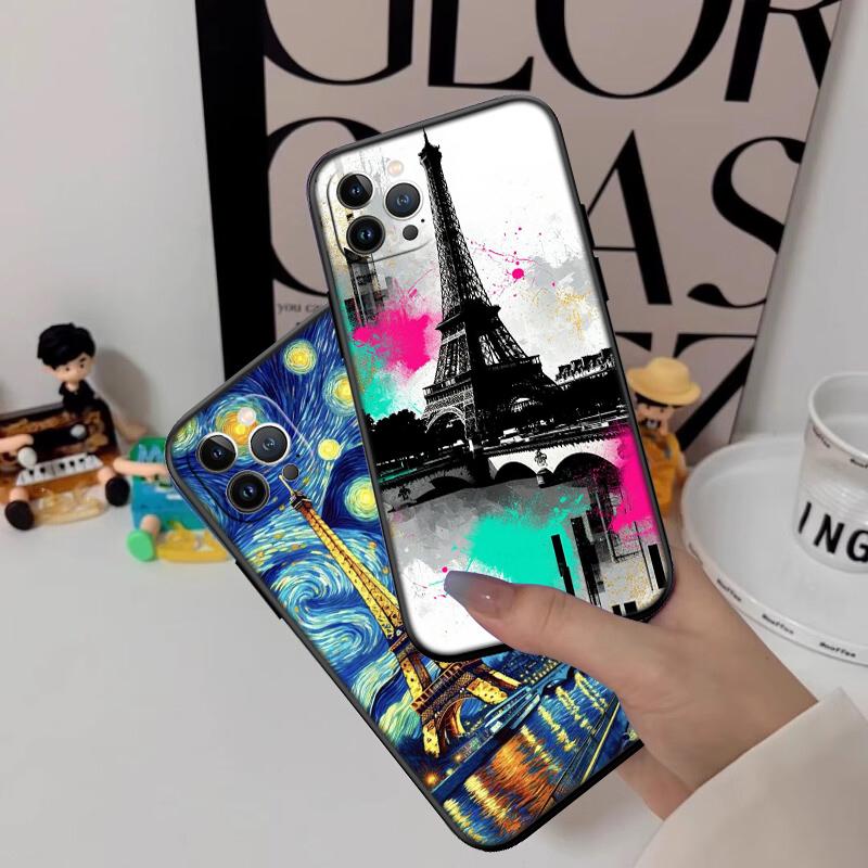 RP54 Paris Eiffel tower New High-End Shell Phone Case for OPPO A3 Pro A72 A74 A76 A77 A77S A78 A79 A94 A95 A18 A40M A58