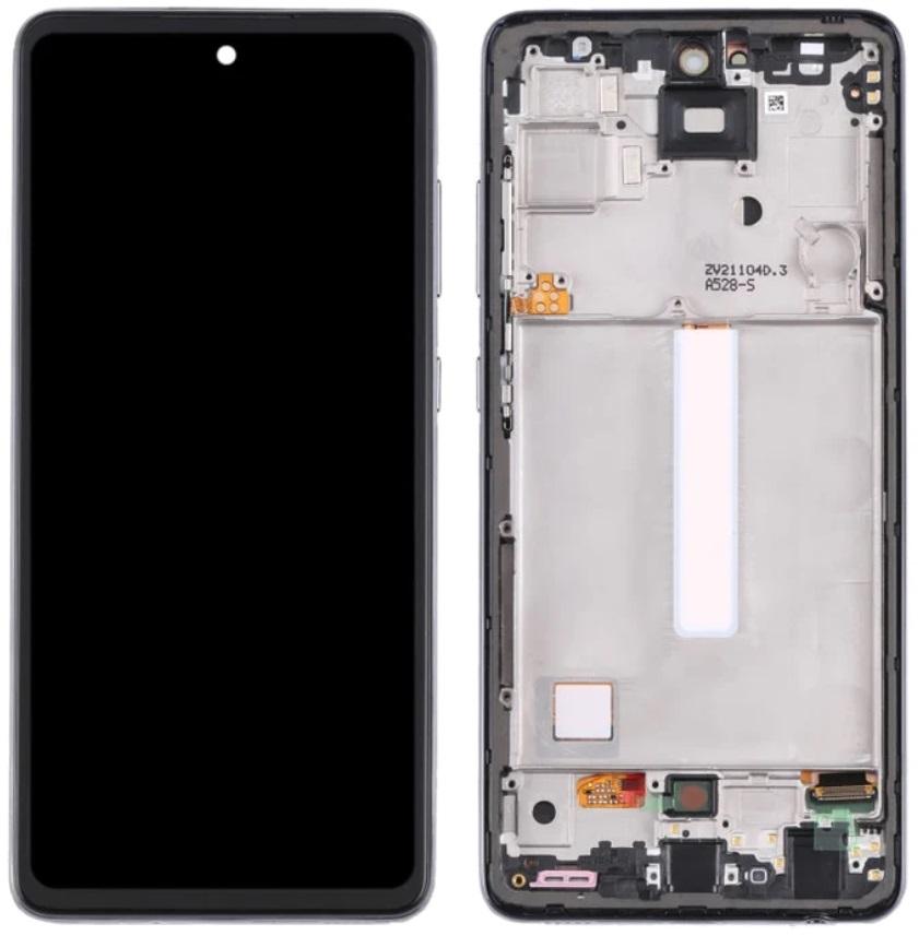 Lcd Display + Touchscreen Samsung Galaxy A52S 5G Sm-A528B Incell Black Frame