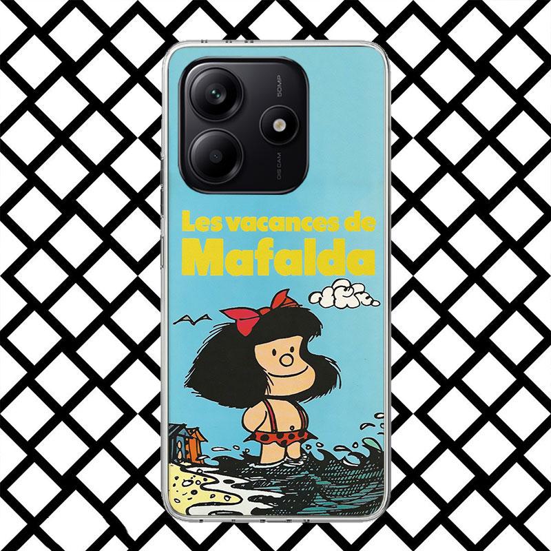 Mafalda Cartoon Phone Case for Xiaomi Redmi Note 15 14 14S 13 12 12S 11 Pro Plus 11E 11T 11S 10S 5G Soft Cover Fundas Redmi Note