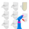 4/8Pcs Wall-mounted ABS Spray Bottle Holder Space-saving Easily Install Spray Bottle Holder for Smooth Surface Kitchen Bathroom