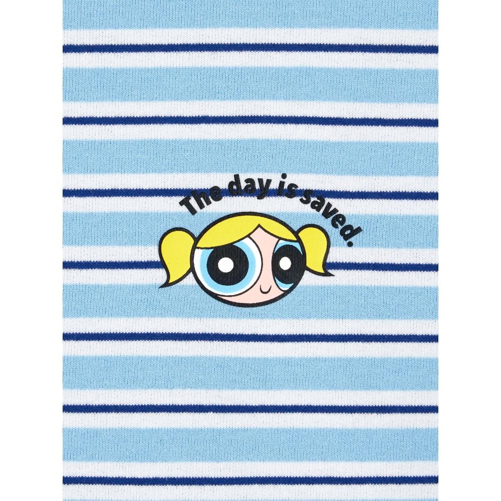 Gu By Uniqlo LighT SweaT Border T Long Sleeve  The Powerpuff Girls