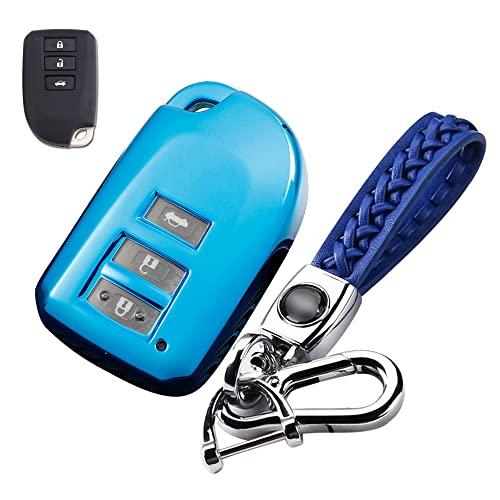 

Чехол для смарт-ключа Toyota Hiace Series, чехол для ключа с 3 кнопками, мягкий, приятный на ощупь, из термополиуретана, разработан специально для Toyota TOYOTA YARiSL Hiace 200 R