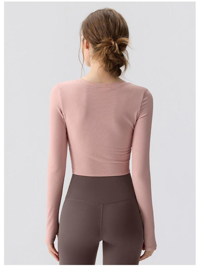 2025 Women's Yoga and Activewear Long Sleeve Set - Autumn/Winter Edition
