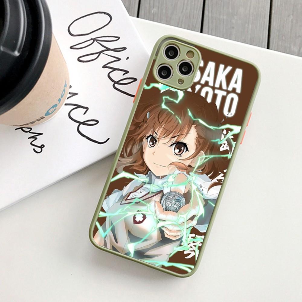 

Anime M-Misaka Mikoto Cute Phone Case For IPhone 14 11 12 13 Mini Pro Max 8 7 Plus X XR XS MAX Translucent Matte Cover iphone 13pro max