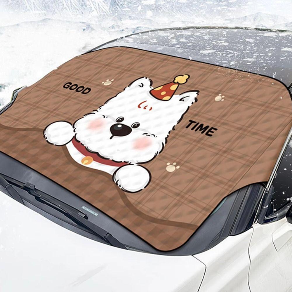 Waterproof Car Snow Cover Sun-protective Windshield Sunshade Ice Windshield Cover  Sunshade Shield