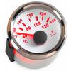 52mm Water Temp Gauges 40-120℃ Water Temperature Meters 287.4-22.4ohm Input Signal M14x1.5 M16x1.5 NPT3/8 Sensors for Car Boat