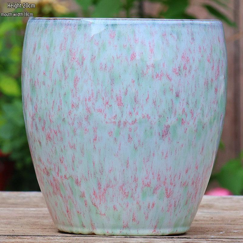 

Special Offer: Large Coarse Pottery Succulent & Orchid Ceramic Flower Pot for Bougainvillea and Roses Medium - Zisha