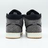 HJ4363-001 Nike Air Jordan 1 Mid Black Denim (Men's)