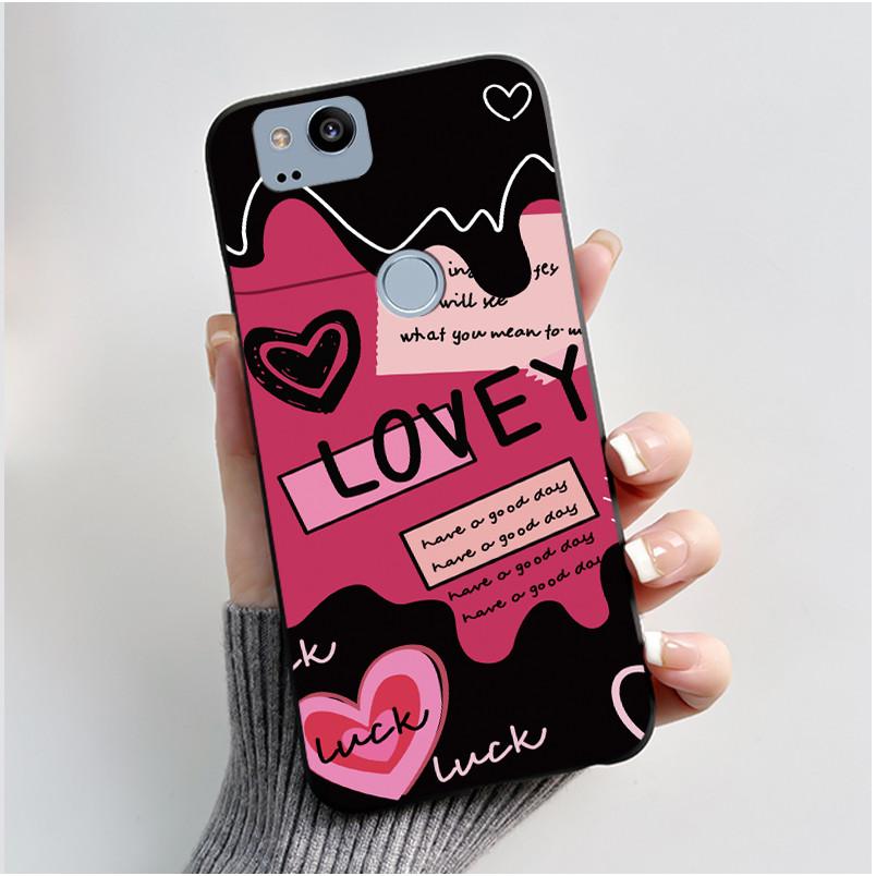 Matte Case For Google Pixel2 Pixel 2 XL Phone Cover for Google Pixel 2 XL 2XL Luxury Cute Cool Soft Silicone TPU Cases Bumper
