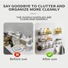 6 Pack Large Capacity Shower Storage Racks Self Adhesive Black Bath Organizer No Drilling Bathroom Shelves Wall Storage