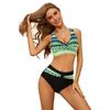 Women's Fresh Style Split Bikini Tankini Swimwear - European & American Sexy Cross-Border Design