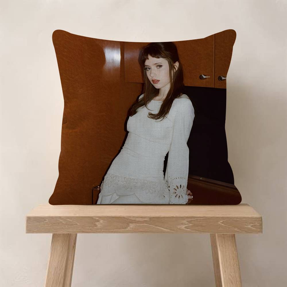 Charm Singer CClairo Personalized Pillow Dust Cover Bedroom Kids Party Decoration Pillowcase Birthday Children Gift