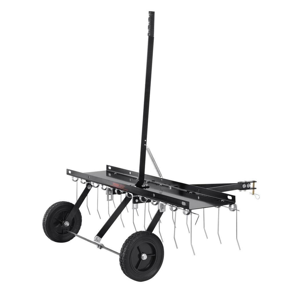 Tow Behind Dethatcher 40" Lawn Dethatcher Rake for ATV or Mower 20 Tines