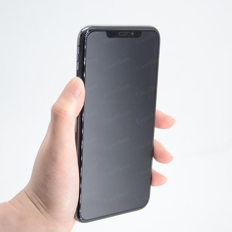 2 Stück Mattes Entspiegeltes Gehärtetes Glas für IPhone 17 16 15 14 13 12 11 Pro Max Air XR XS Max 8 7 Plus SE Anti-Spy-Bildschirmschutz