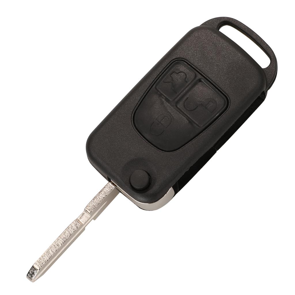 Jingyuqin 1/2/3/4 Buttons Car Remote Folding Flid Key Shell Cover For Mercedes For Benz B200 A160 W124 W202 W210 HU39 HU64