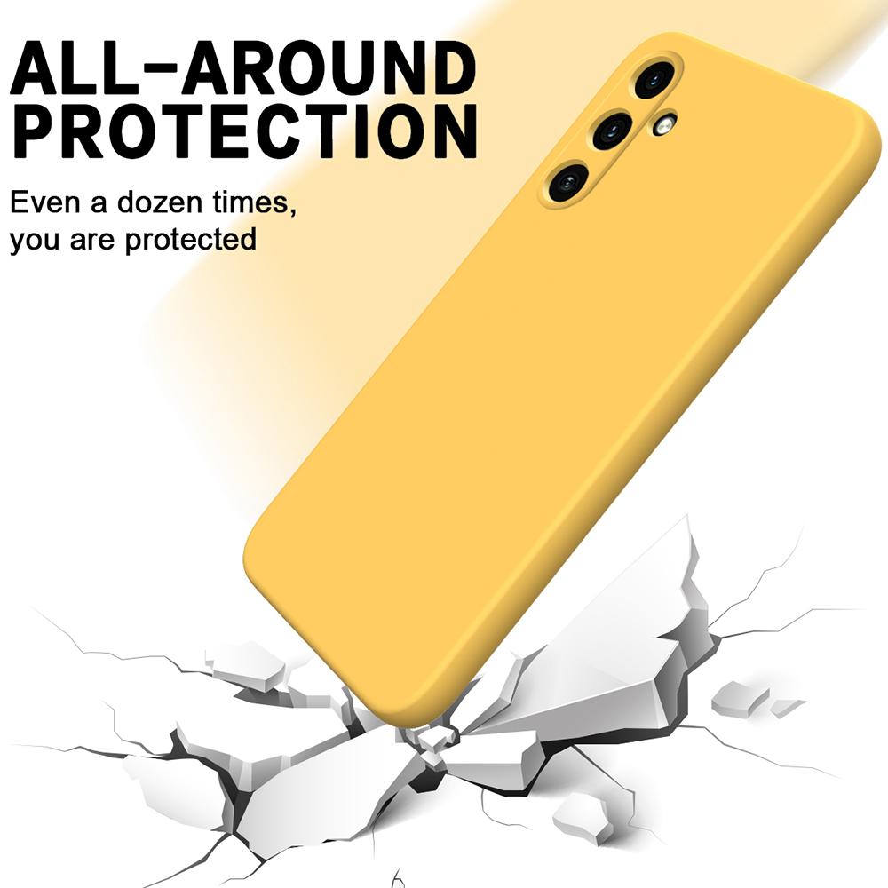 For Samsung Galaxy A55 A54 A35 A34 A25 A24 A15 A14 Case Liquid Silicon Lanyard Cover Matte Soft Shell Anti-fall Non-Slip Fundas