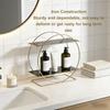 Iron Bathroom Counter Organizer 2 Tier Makeup Organizer  Cosmetics Toiletries