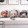 Genshin Impact Christmas a Game cushion cover Pillow Cover Decoration Room Home Sofa living Office Car Nordic Simplicity