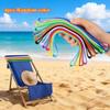 4 pcs Silicone Beach Towel Clips Windproof Stretchable Bands Towel Holder Bands  Outdoor