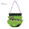 Cute Skeleton Ghost Bags Halloween Felt Candy Bag, Pumpkin Skull Cat Owl Tote for Holiday Goodie School Kids, Non Woven Trick or Treat Handbag, Party