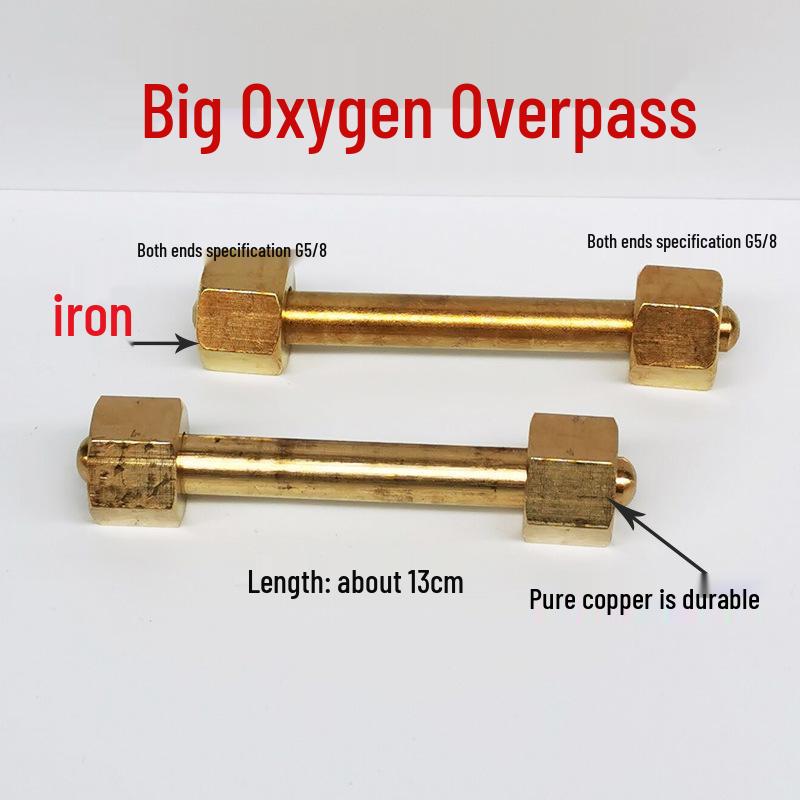 2L Portable Welding Torch Kit: Air Conditioning Accessories with Oxygen Meter, Valve, Bridge, 4L Oxygen Cylinder, and Inflation Tube.