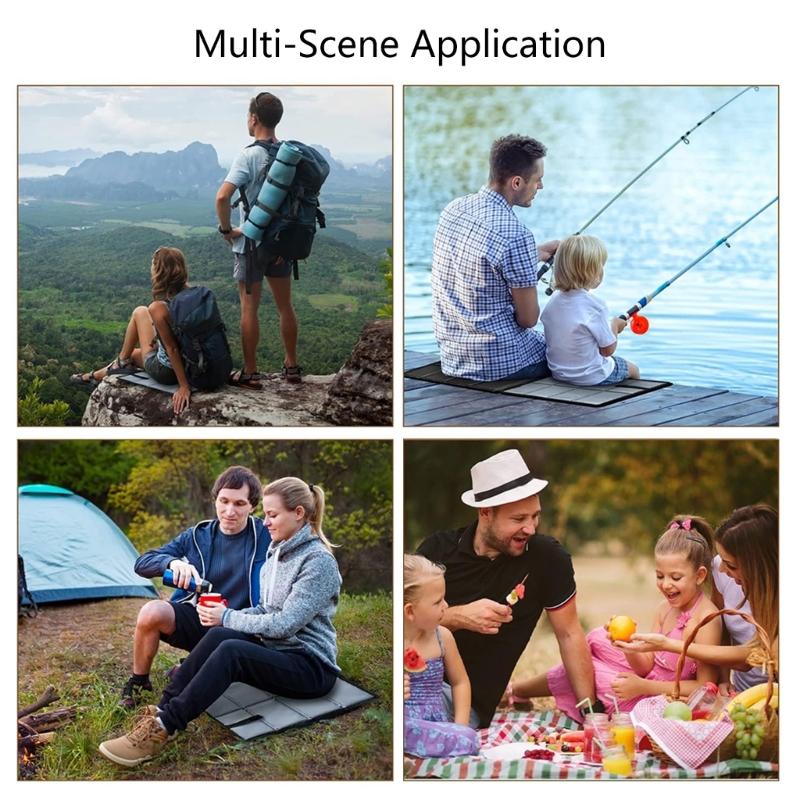 Outdoor Camping Mat Cushion Folding Sitting Mat Waterproof Hiking Seat Pad for Picnic, Backpacking, Travel Durable