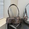 Leopardenmuster Baguette Damen Tasche Nische High-End Gefühl Tragbar Personalisiertes Design Tasche Mode Pendler Achsel Schulter Damen Tasche