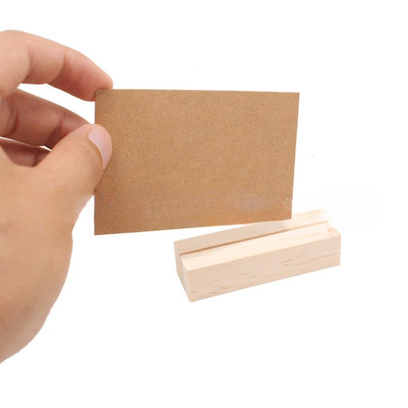10pcs Rustic Wedding Wooden Place Card Holders Photo Postcard Clip Stand Engagement Birthday Party Table Number Name Sign