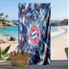 Asciugamano da Spiaggia Stampato Bayern Monaco Asciugamano Morbido ad Asciugatura Rapida Coperta da Spiaggia Rettangolare Grande Portatile per Viaggi Piscina