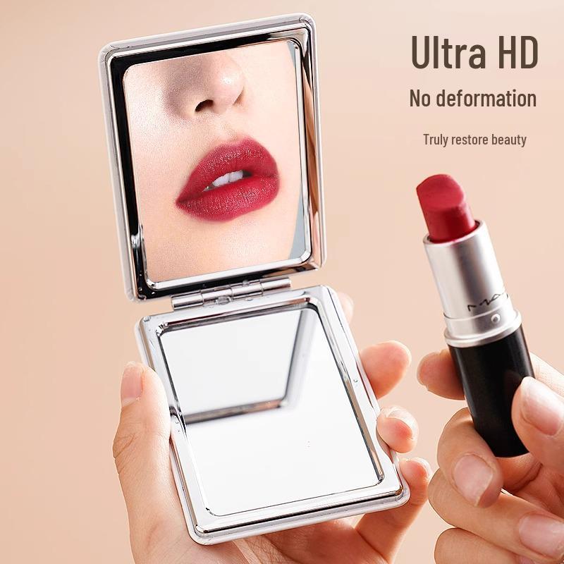 Portable Double-Sided Folding Makeup Mirror with Stand