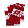 New Knitted Wool Snowflake Gloves Men and Women Autumn and Winter Warm Christmas Magic Gloves Adult
