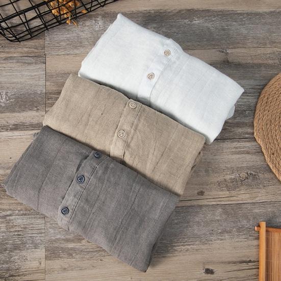 

Мужская рубашка с v-образным вырезом и короткими рукавами, цветной Vinatge, однотонный воротник, свободный простой стиль, пуловер средней длины, офисный