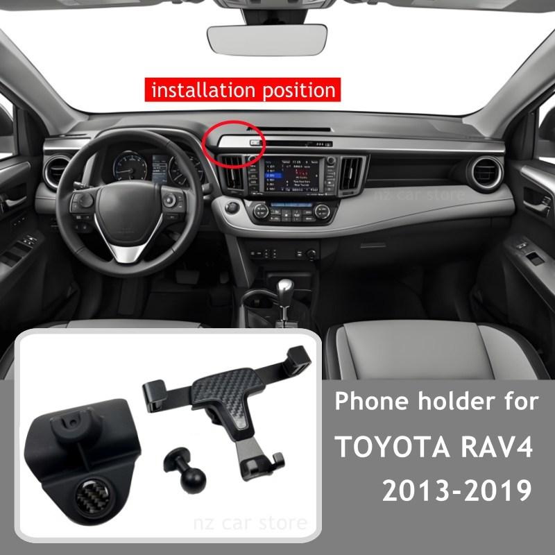 Supporto per Telefono per Auto per Toyota RAV4 2018 2017 2016 2015 2014 2013 Supporto per Bocchetta dell'Aria Gravità Accessori Interni