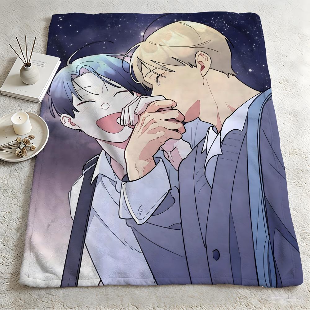 anime O-One Room TA-A Throw Warm Soft Flannel Blanket, Multi-use for Sofa Bed Camping Travel Nap