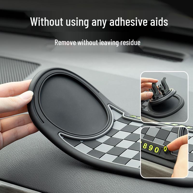Non-slip Dashboard Pad: Heat-resistant Phone Holder & Car Interior Decor