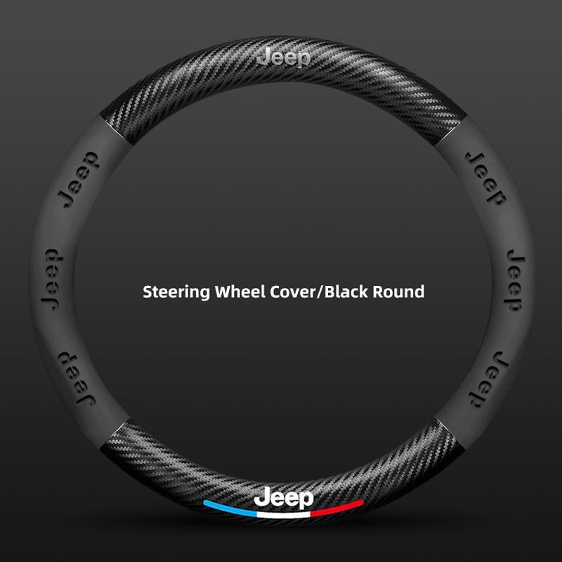 Подстаканники Значок Jeep Кожаная Накладка на Руль Авто Стайлинг Для Jeep Wrangler Grand Cherokee Compass Wagoneer Gladiator Aven