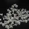 200pc Transparent H-shaped Nail, Push Pin, Stainless Steel Manual Pin, Wooden Board Nail, Photo, Wall Felt, Wall Decoration