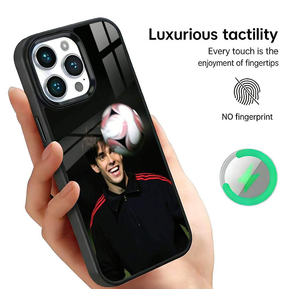 

Football R-Ricardos K-Kakas Phone Case For iPhone17,16,15,14,13,12,11 Plus,Pro Max For Magsafe Wireless Charging iPhone17