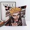 Anime Gachiakuta Pillow Case Double-Sided Printing Cushion Cover 45x45 Decorative Cushions Sofa Home Decor Soft Pillowcase