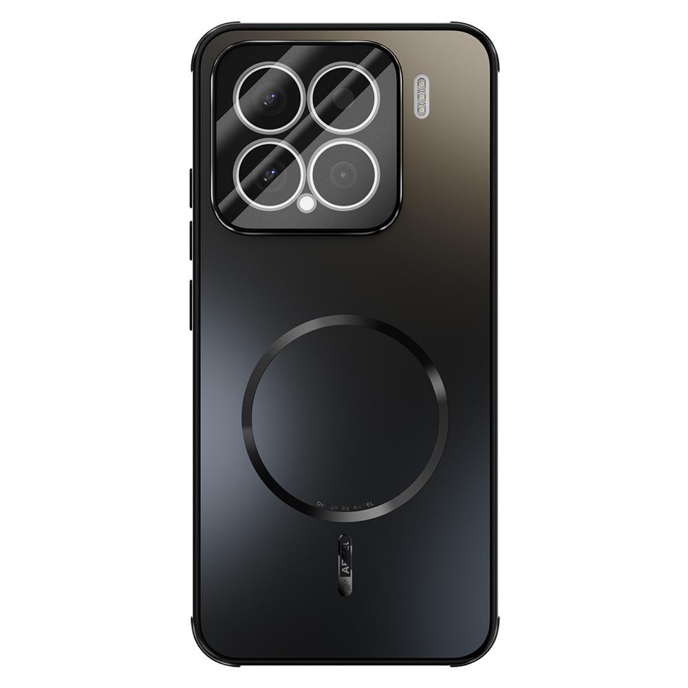 For Xiaomi 15 Magnetic Case TPU PC Cooling Matte Phone Back Cover with Lens Film