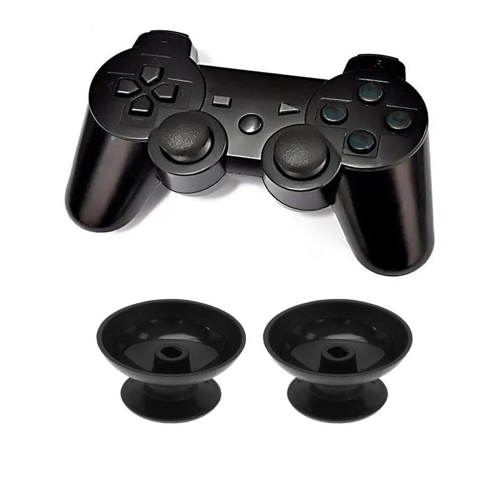 10Pcs For PS3 Thumbsticks Joysticks Cap Analog Sticks Caps Replacement Set Black