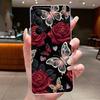 Silikonhülle Für Realme P3 Lite Hübsche Blumen Schmetterling Schutzhülle TPU Weiche Rückseite Fundas Für Realme P3 Lite 4G Handyhülle