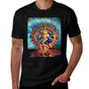 5174 Shiva Dancing Tshirt Casual All Match Short Sleeve Tshirt