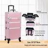 Lockable Multi-Layer Makeup Trolley Case for Nail Art & Beauty