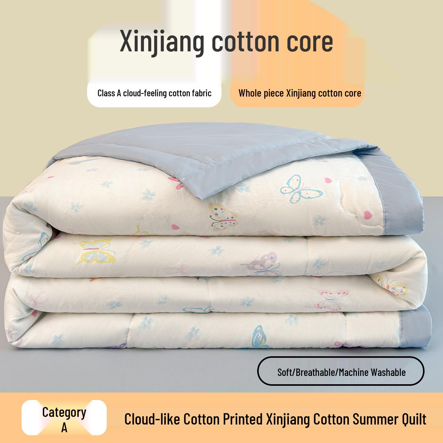 

All-Season Machine Washable Children s Summer Quilt - Suitable for Air Conditioning and Home Use 60x80cm (Random Pattern)
