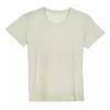 Women's Gray Shell Merino Wool Quick-Dry Hiking T-Shirt - Summer Outdoor Short Sleeve