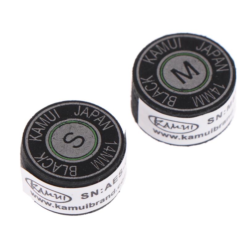 1Pc 14Mm Ss/S/M/H Cue Tip Quality Pool Billiard Leather Cue Tip Nine-Ball Cue Head Snooker Cue Tip Billiard Accessories