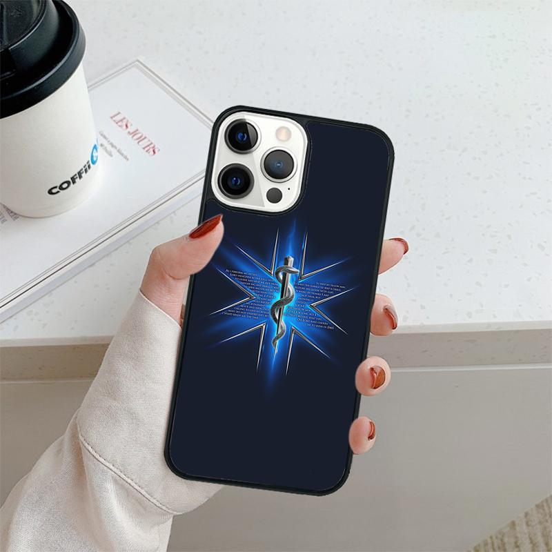 

EMT EMS Ambulance Phone Case For iPhone 17 Air 16 pro max 15 14 plus 12 13 Shell Cover coque iPhone 15