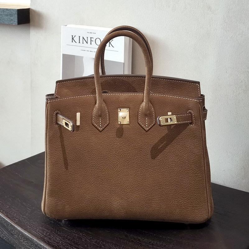 Wildleder einzelne Schulter Crossbody Damenhandtasche Echtleder Damen Tasche Klassisches Korn Poliert Retro Tasche Damen